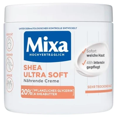 Abbildung von Mixa Körpercreme Shea Ultra Soft, sensitive Pflege
