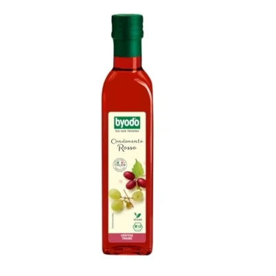Abbildung von Byodo Condimento Rosso Bio, 5,5% Säure, 6er Pack (6 x 500 ml) Italienischer Balsamico Essig, Vegan, Glutenfrei, Ideal für Salate &amp; Marinaden
