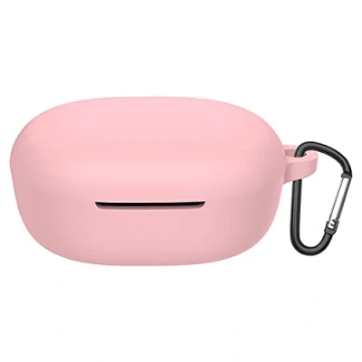 Abbildung von GIOPUEY Hülle Kompatibel mit Xiaomi Redmi Buds 4 Lite, Silikon Stoßfeste Schutzhülle, Ultradünn Case Cover, Kein Geruch, Pink