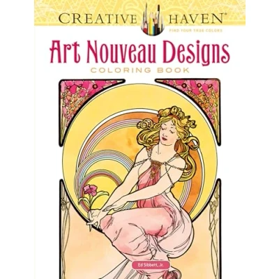 Abbildung von Creative Haven Art Nouveau Designs Coloring Book (Creative Books)
