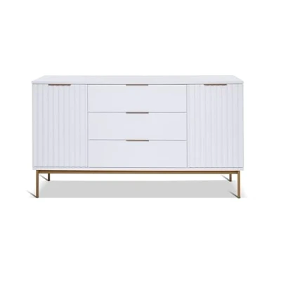 Abbildung von Jahnke Sideboard &quot;CARVE SB 150&quot;, (1 St.), Sideboard, raffiniertes Design, edler Gold Look, Breite 150 cm