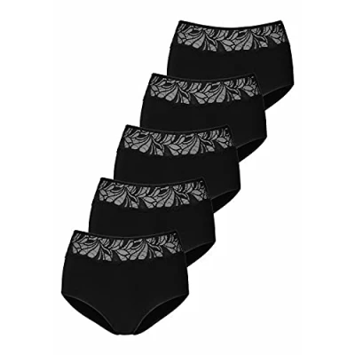 Abbildung von Lascana 5 PACK Shapewear, Damen, Größe: 48/50, Schwarz