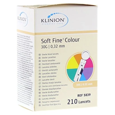 Abbildung von Klinion Soft fine colour Lanzetten 30 G 210 St