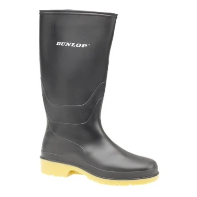 Abbildung von Dunlop Rapido PVC Laars Groen Langschaft Stiefel, Unisex, Erwachsene , schwarz Größe: 39 EU
