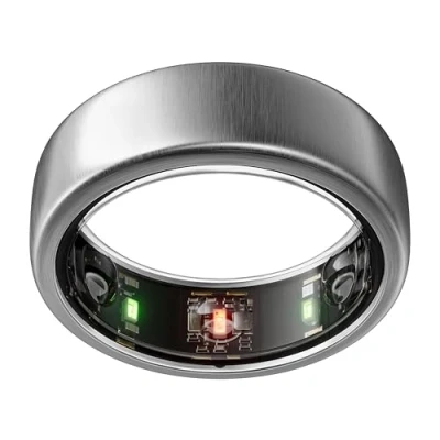 Abbildung von OURA Gen3 Horizon Smart Ring Größe 12, Brushed Titanium Wearable für Schlaf , Herzfrequenz und Fitnesstracking Bis zu 7 Tage Akkulaufzeit iOS/Android Bestimme Deine vor dem Kauf