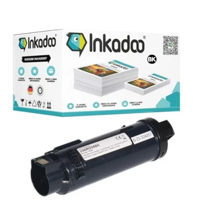 Abbildung von Inkadoo Toner für Xerox 106R03480 Kompatibel WC 6515 DNI WorkCentre DN Phaser 6510 N Schwarz Tonerkartusche, Tonerpatronen, Drucker
