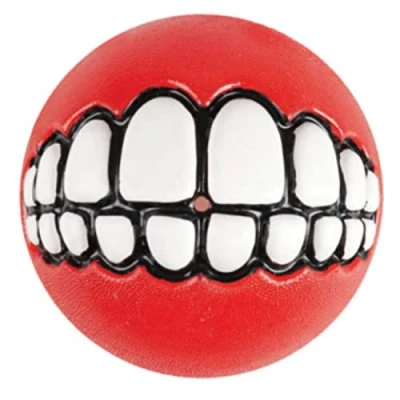 Abbildung von Rogz Grinz Treat Ball Small Hundespielzeug Rot S...