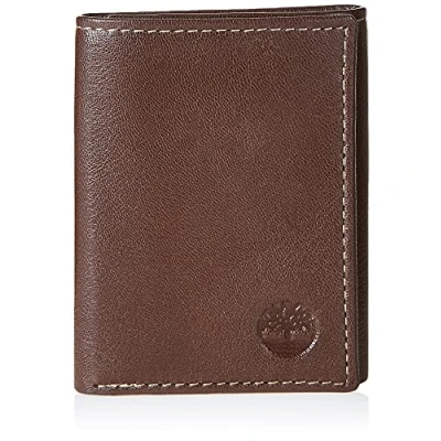 Abbildung von Timberland Herren Lederen portemonnee met ID venster Reisezubeh r Dreifachgefaltete Brieftasche, Braun (Blix), Einheitsgröße EU