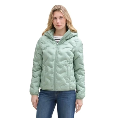 Abbildung von TOM TAILOR Lightweight Steppjacke mit Stehkragen, dusty rose, XL