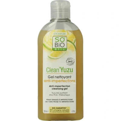 Abbildung von So&#039;Bio Étic Clean&#039;Yuzu Reinigungsgel gegen Hautunreinheiten, Bio, 200 ml