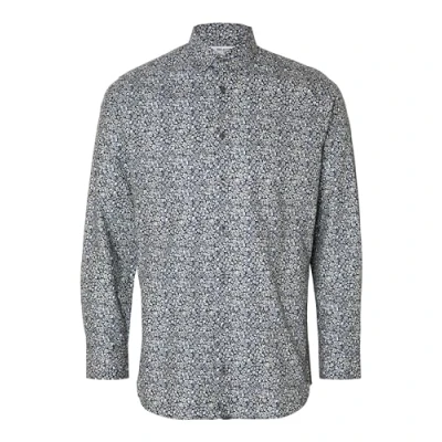 Abbildung von Selected Homme Ethanaop NOOS Hemd, Herren, Größe: Medium, Navy blazer