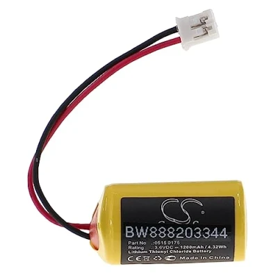 Abbildung von vhbw Batterie kompatibel mit Testo 175 H1, H2, S1, S2, T3 Temperaturlogger (1200mAh, 3,6V, Li SOCl2)
