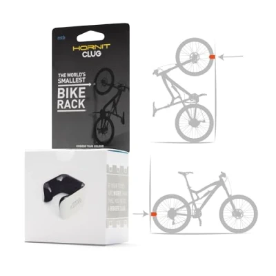 Abbildung von Hornit Fahrradwandhalter Clug MTB XL schwarz / weiß