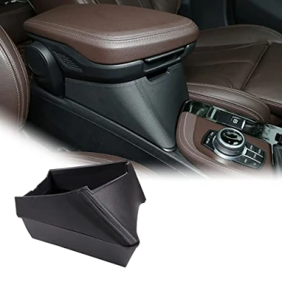 Abbildung von 0054046448685 YIWANG Auto Aufbewahrungsbox für die Mittelarmlehne BMW X1 F48 2016 2019, X2 F47 2018 2019 Linkslenker (schwarz)