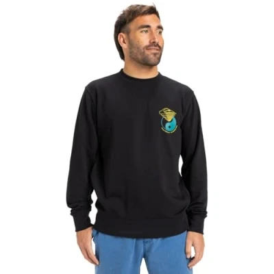 Abbildung von Quiksilver Graphic Mix Crew Oberteil aus Fleece Mann