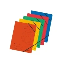 Abbildung von Herlitz Schreibmappe Eckspanner A4 Quality farb.sort. 5er Packung