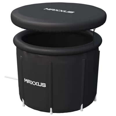 Abbildung von MAXXUS Pool Eisbad XL, 450L, mit Deckel, Pumpe, Tragbar Eisfass (1 tlg)