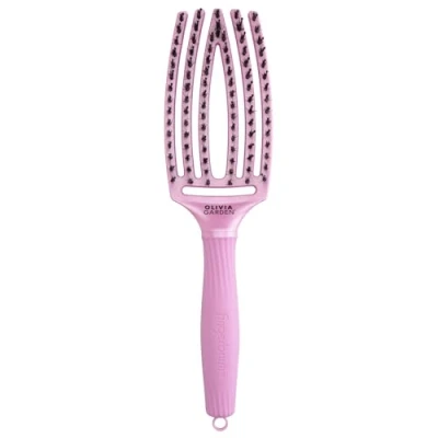 Abbildung von Olivia Garden Bürste Fingerbrush Iconic Boar &amp; Nylon Celestial Pink Stuks 1 stück