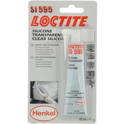 Abbildung von Loctite 026019 595 Nachfülltube Klebstoffe und Dichtmittel, Silikon, transparent, 40 ml