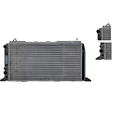 Abbildung von MAHLE ORIGINAL CR 397 000S Kühler, Motorkühlung für Fahrzeuge mit/ohne Klimaanlage 600 308 44 Kühlrippen mechanisch gefügt AUDI: 80 B3, Coupe B3