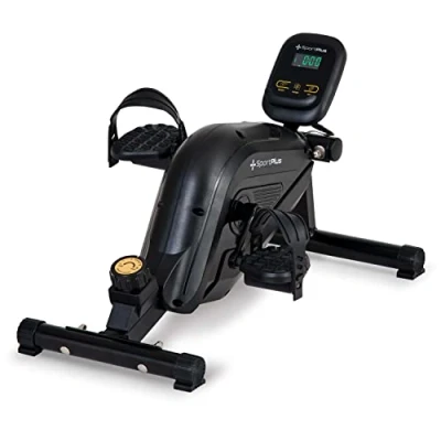 Abbildung von SportPlus Heimtrainer SP HT 0100 B iE, Mini für Zuhause, kleiner Beintrainer, Trainingscomputer