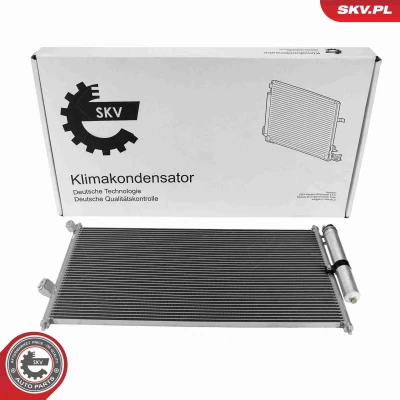 Abbildung von ESEN SKV 86SKV237 Klimakondensator mit Trockner Aluminium 735mm NISSAN: X Trail (T30) 2.0 4x4, 2.2 DCi dCi, FWD, Di 4x4