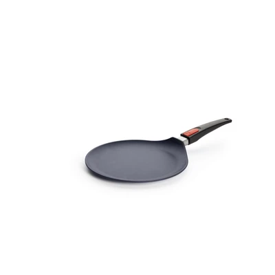 Abbildung von Woll Diamond Lite Crêpepfanne Induktiv , Ø 26 cm, mit abnehmbarem Stiel Geeignet für alle Herdarten, Aluminiumguss, Antihaft Versiegelung, backofenfest, anthrazit