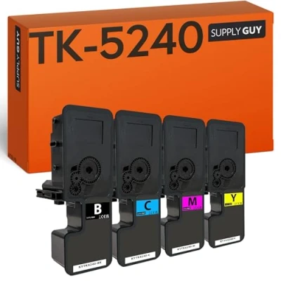 Abbildung von Supply Guy 4 Toner kompatibel mit Kyocera TK 5240 TK5240 für Ecosys M5526 P5026 5526 5026