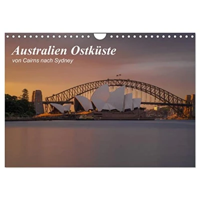 Abbildung von Australien Ostküste von Cairns nach Sydney (Wandkalender 2025 DIN A4 quer), CALVENDO Monatskalender