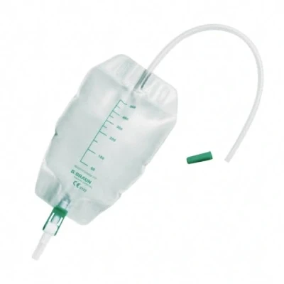 Abbildung von Urin Beinbeutel 500 ml Antirefluxvent.60 cm kürzb.