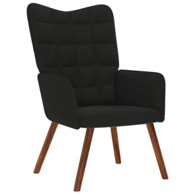 Abbildung von vidaXL Sessel Relaxsessel Schwarz Samt (1 St)