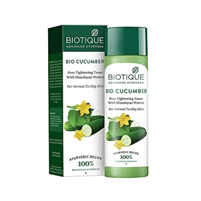 Abbildung von Biotique Cucumber Pore Tightening Freshener with Himalayan Waters for Normal To Oily Skin