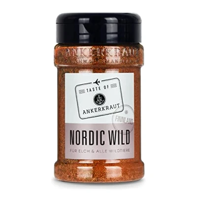 Abbildung von Ankerkraut Nordic Wild, Gewürz für wie Hirsch, Elch und Rentier, Taste of Finnland, 200 g im Streuer