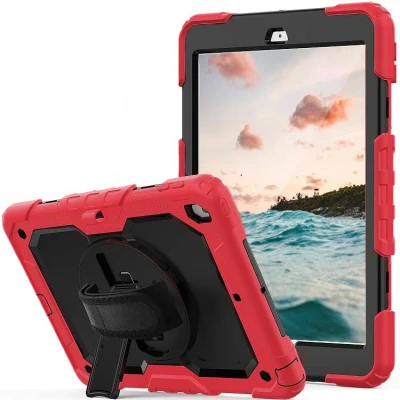 Abbildung von Casecentive Handstrap Pro Hardcase mit Handschlaufe iPad 2017 / 2018 rot 8720153794947