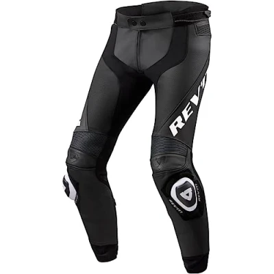 Abbildung von REV&#039;IT! Apex Lederkombihose schwarz/weiß 46 Herren