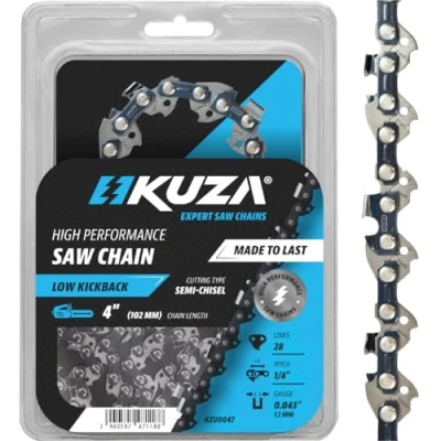 Abbildung von Premium 10 cm Kettensägekette 4 zoll für STI HL 1/4&quot; Pitch .043&quot; 1.1mm 28 TG 3670 005 0028/71 PM3 GTA 26 Mini Chainsaw Pruner 36700000028