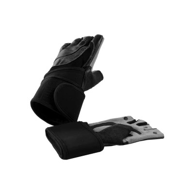 Abbildung von Trainingshandschuhe inkl. Gelenkbandage Schwarz/Grau S XL