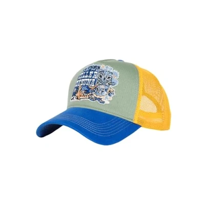 Abbildung von King Kerosin Herren Trucker Cap Mesh Kappe Kahuna Tiki Hawaii Tropical 50S Artwork Rockabilly Vintage Retro Killer