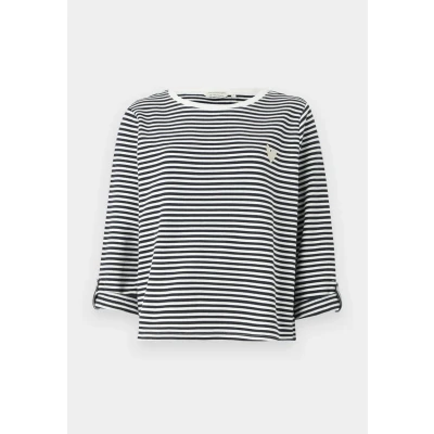 Abbildung von TOM Tailor Sweatshirt offwhite/navy, Damen, Größe: XXL, Offwhite/navy