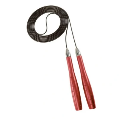 Abbildung von Deuser Sports Springseil Profi Speed Rope Sprungseil Stahldraht verstellbar, 3,00 Meter lang, Sekundenschnelle Anpassung auf optimale Länge