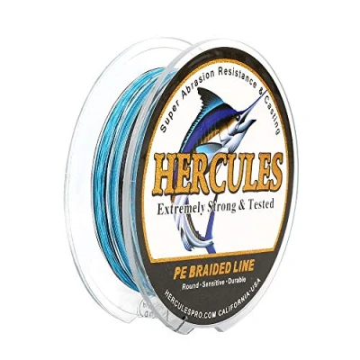 Abbildung von Hercules Super Cast 100m 2000m 109 2196 Yards Geflochtene Angelschnur 6lb 100lb Test für Salzwasser Süßwasser PE Geflecht Fischdraht Superline 4 Stränge