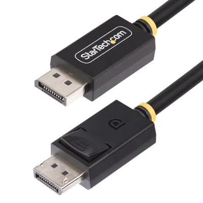 Abbildung von StarTech.com 1m DisplayPort 2.1 Kabel, VESA zertifiziert DP40 Kabel mit UHBR10/HDR/HDCP 2.2, 8K 60Hz DSC 1.2a