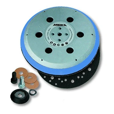 Abbildung von Mirka 8295495111 Abranet Stützteller UNI 150mm 5/16&quot;+ M8 Grip 61 Löcher Hart Packung enthält 1 Stück