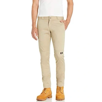 Abbildung von Dickies, Herren, Doppelknie Arbeitshose, enge gerade Passform, WÜSTENSAND, 36W / 30L