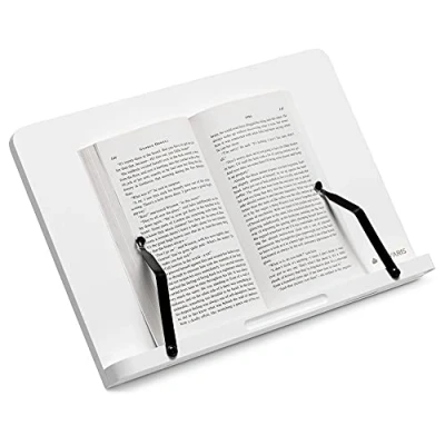 Abbildung von Navaris Buchstütze Buchständer iPad 34x24cm aus Holz für Küche Schreibtisch (1 St)
