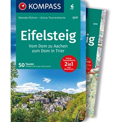 Abbildung von KOMPASS Wanderführer Eifelsteig, 50 Touren mit Extra Tourenkarte: GPS Daten zum Download
