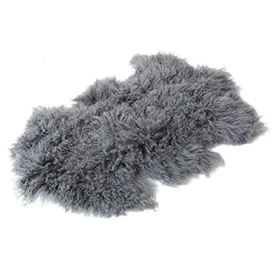 Abbildung von Reissner Lammfelle Naturform Tibetlammfell TP2 100x55cm Farbe dunkelgrau (Tops) JAY33