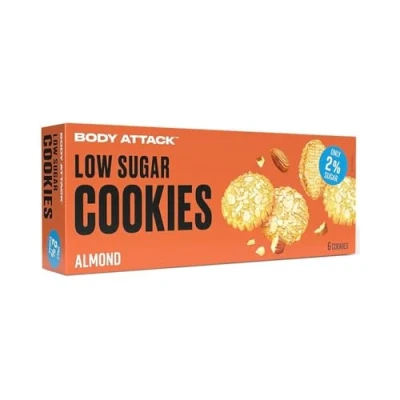 Abbildung von Body Attack Low Sugar Cookies Almond 110g