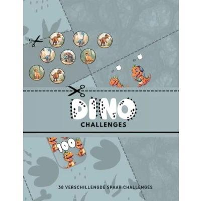 Abbildung von Spaar Challenge Boek Dino: Spaarboek voor kind en volwassenen