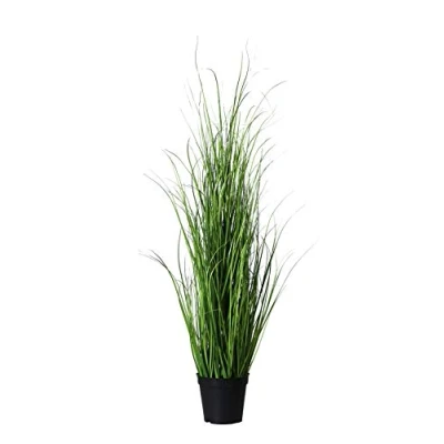 Abbildung von mucplants Dekogras im Topf Künstlich &amp; Naturgetreu Höhe 95cm Grasbüschel Ziergras Ufergras Kunstgras Grasbusch Schilfgras (Höhe: 95cm)